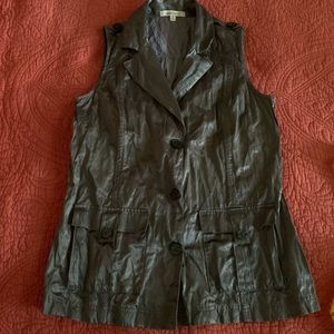 TravelSmith Vest-Metallic Silver/Gray